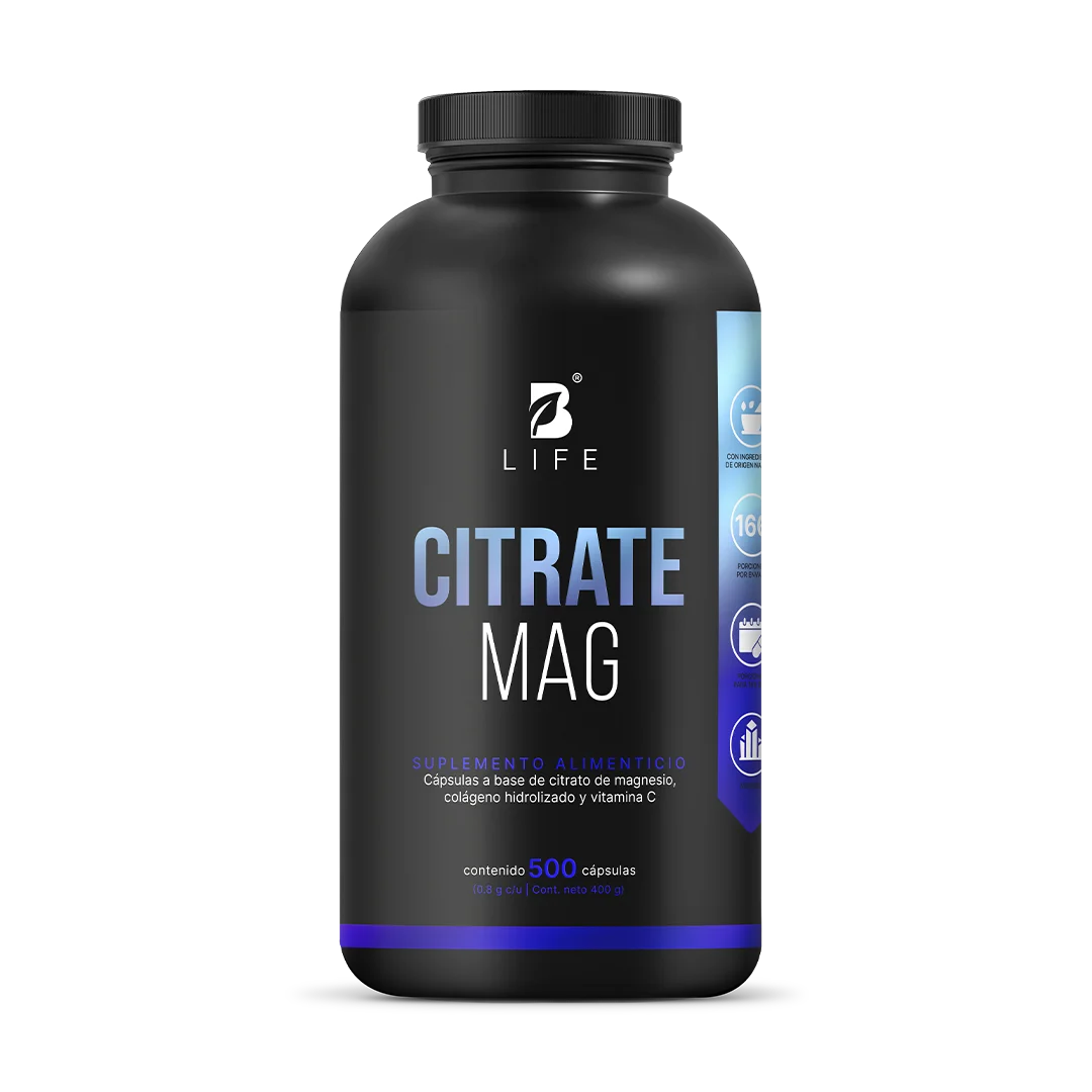 Citrate Mag | Citrato de Magnesio | Nueva Fórmula Potenciada 240 Caps | 800 mg