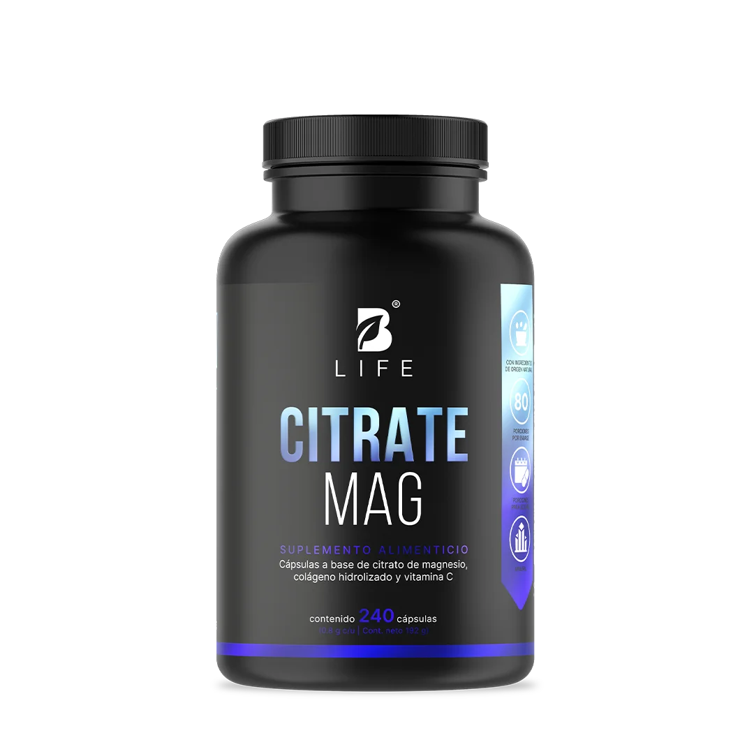 Citrate Mag | Citrato de Magnesio | Nueva Fórmula Potenciada Citrate Mag | Citrato de Magnesio | Nueva Fórmula Potenciada 240 Caps | 800 mg