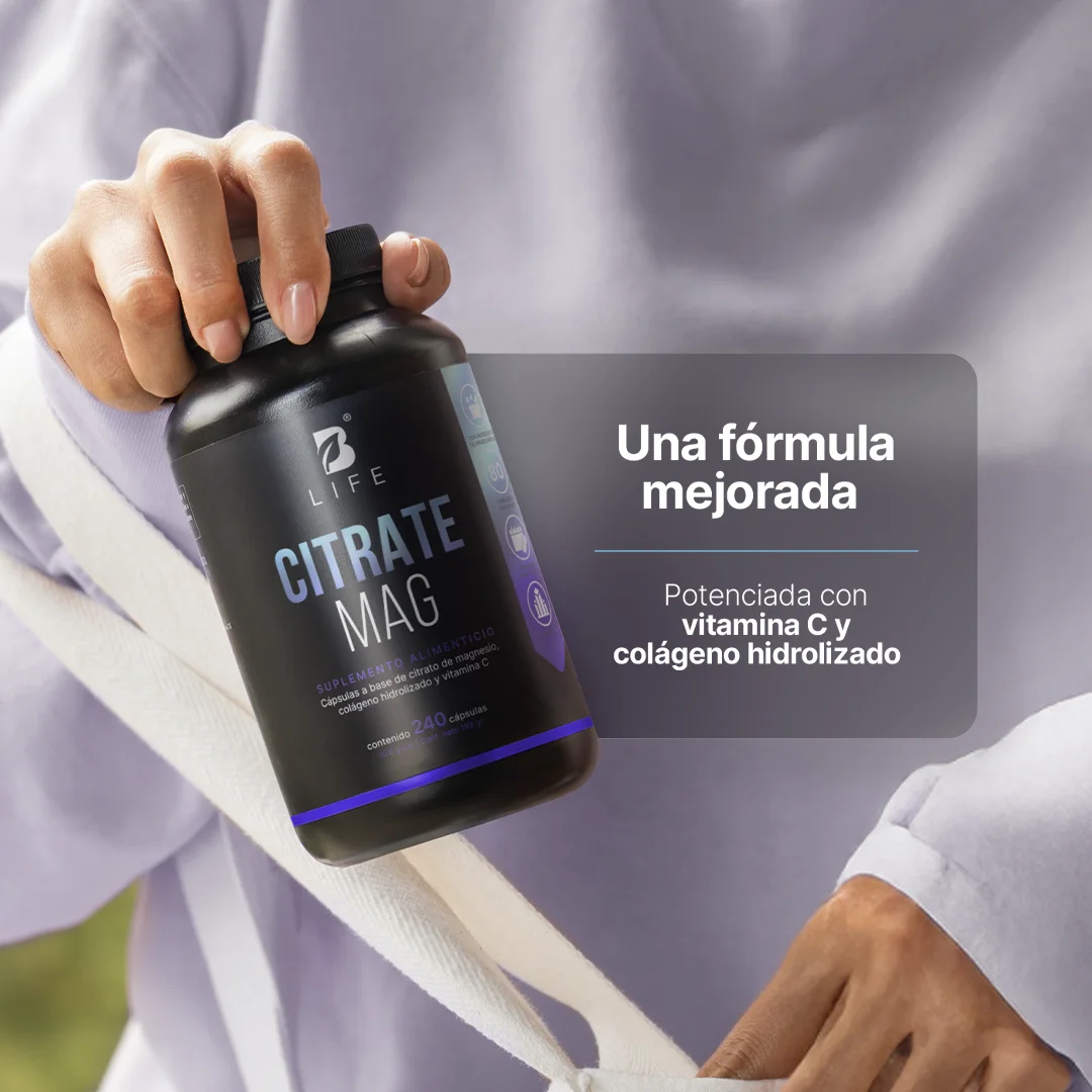 Citrate Mag | Citrato de Magnesio | Nueva Fórmula Potenciada 240 Caps | 800 mg